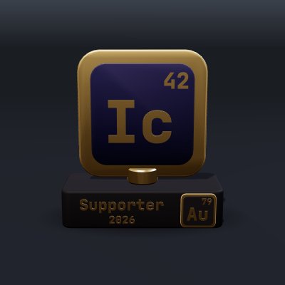 A gold supporter coin standing on its plinth